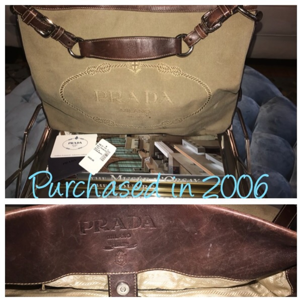 Authentic Prada Jacquard print